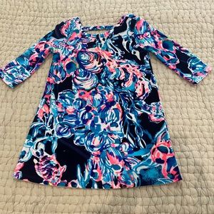 Lilly Pulitzer velvet like dress